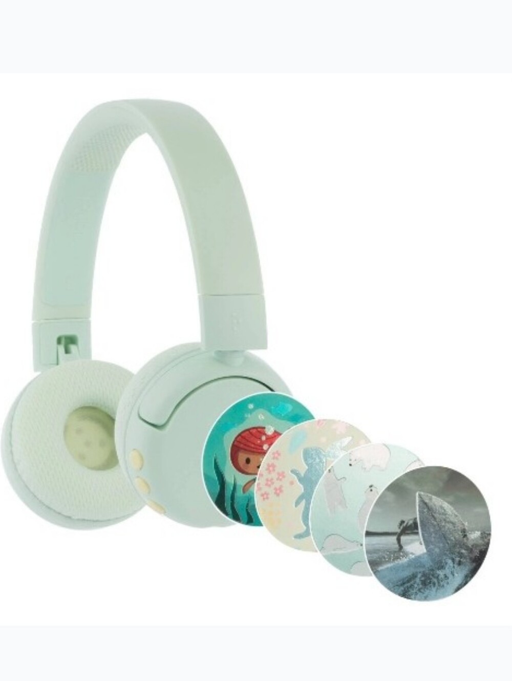 POP Foldable Bluetooth Kids Headphones - Green